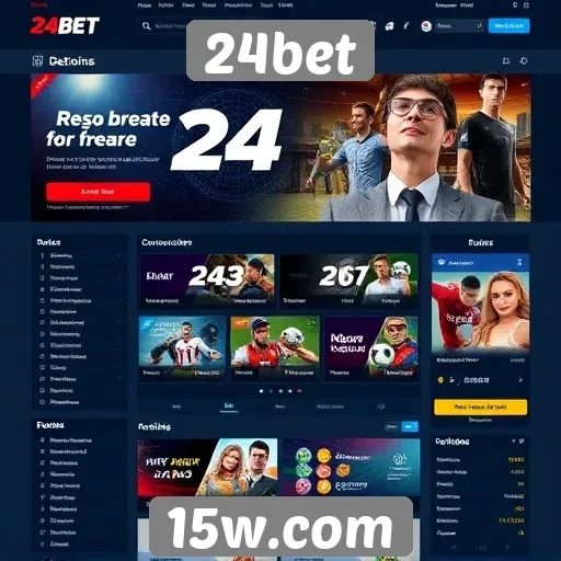 Acessibilidade e design intuitivo do site 24bet