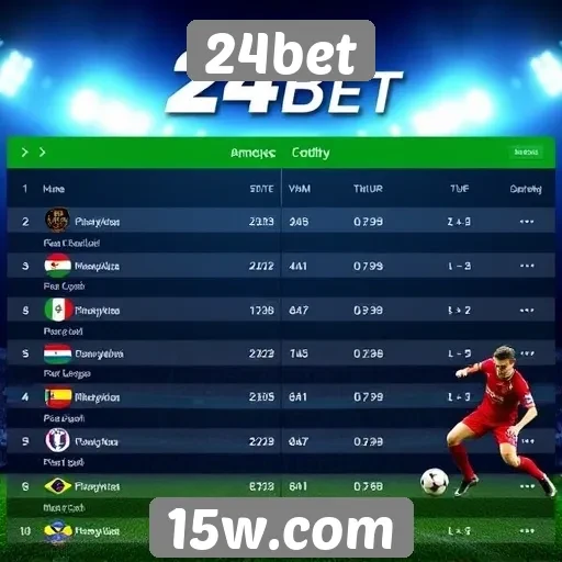Comparativo de odds entre 24bet e concorrentes